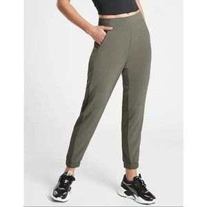 Athleta Pants Womens 4 Green Brooklyn Jogger Pull On Drawstring Stretch